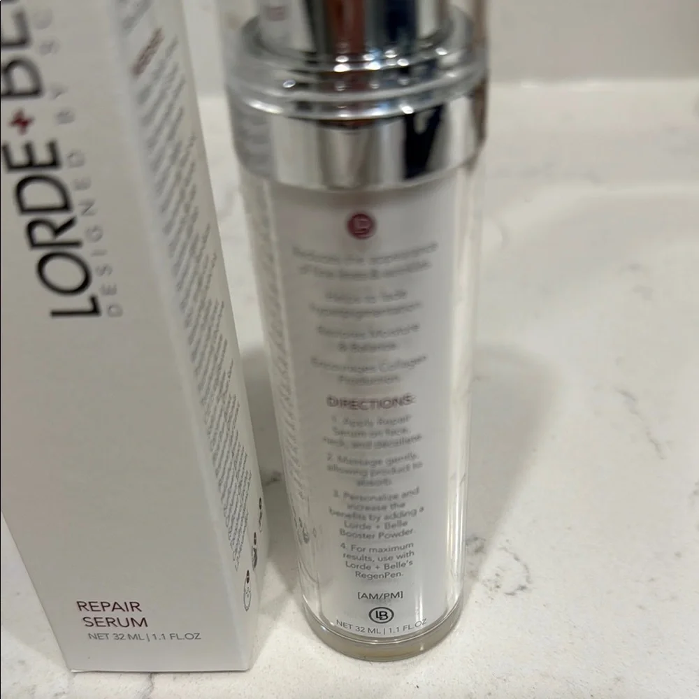 NIB Lorde + Belle Repair Serum - White